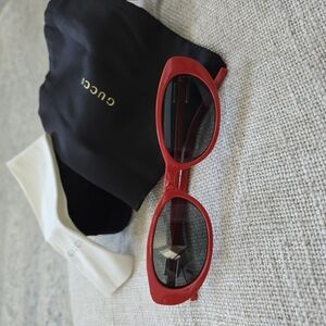 Gucci Red Women's Sunglasses
